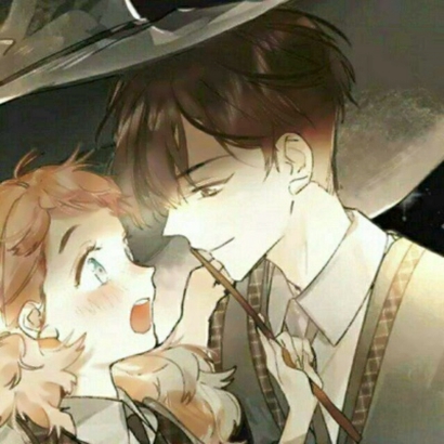 超清好看的情侣头像漫画一对两张图片 超清动漫头像情侣