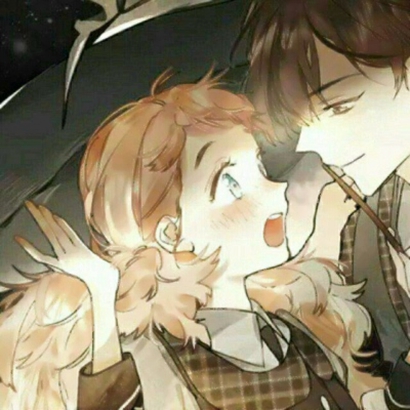 超清好看的情侣头像漫画一对两张图片 超清动漫头像情侣