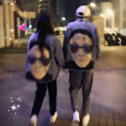 高清双人的情头真人头像一对两张图片 情头真人双人一对两张