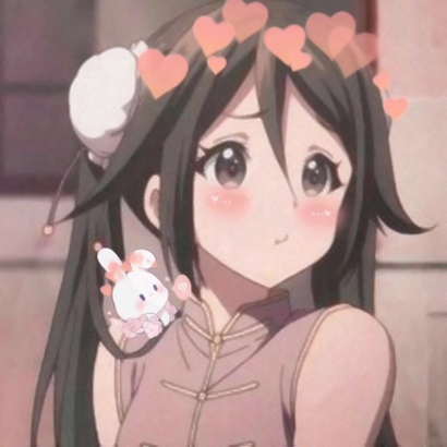 高清带❤头上有爱心的情侣头像动漫 情侣头像爱心左右两张