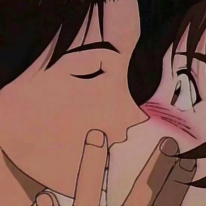 高清好看的旧风格动漫情头 旧漫情头一对高清图片