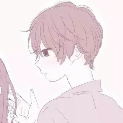 高清可爱的粉红动漫情头图片 少女心粉色系情侣头像