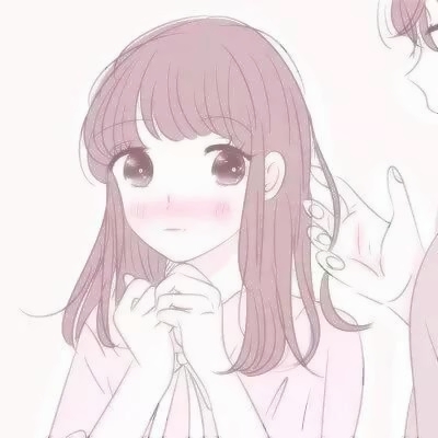 高清可爱的粉红动漫情头图片 少女心粉色系情侣头像