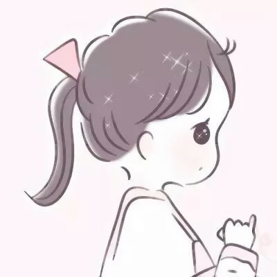 高清可爱的粉红动漫情头图片 少女心粉色系情侣头像