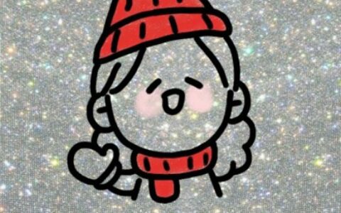 高清可爱的手绘情侣简笔画头像图片 情头一男一女简笔