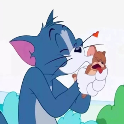 高清搞笑的猫跟老鼠情头 猫捉老鼠情头
