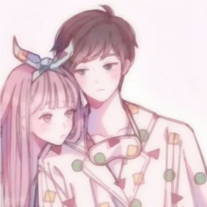 所有的时间陪在你身边 动漫男女主角情侣头像图片