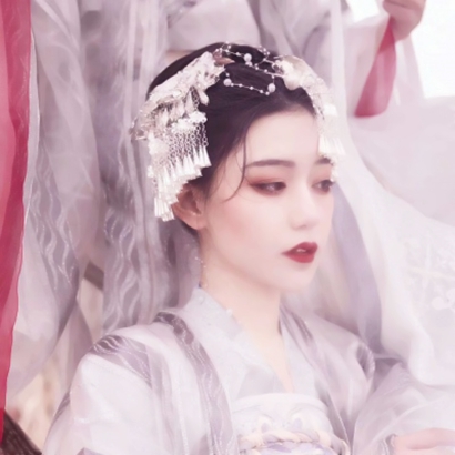 真人版的古风情头 古风唯美情侣头像一对两张