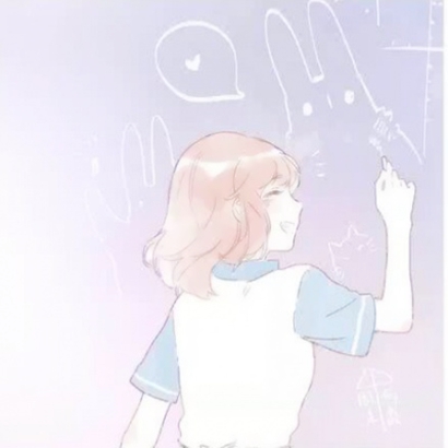 高清好看的情头漫画一左一右图片 男女漫画情头一对两张