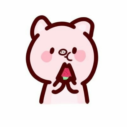 高清呆萌可爱的卡通猪猪情侣头像图片 猪猪情侣头像一左一右