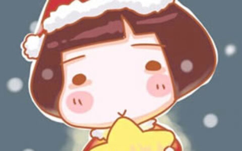 圣诞情侣头像一男一女图片