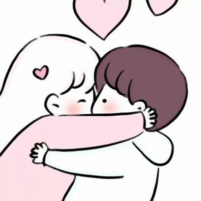 高清超萌的卡通情头可爱么么哒图片 么么哒情头