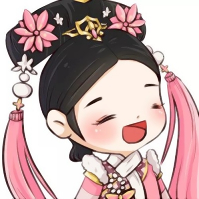 开怀大笑的呆萌卡通情头 开心卡通情侣头像一男一女