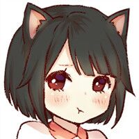 成双成对的二次元猫耳情侣头像图片 二次元猫耳朵情侣头像