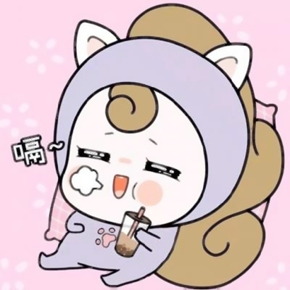 高清可爱的情头卡通两张分开呆萌图片 情侣头像卡通呆萌一对两张