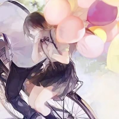 动漫情侣头像一男一女：爱情需要有缘白头偕老需要有份