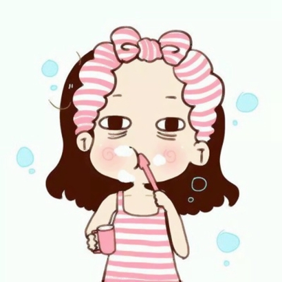 高清好看的卡通呆萌情侣头像男女图片 卡通情侣萌头像两张