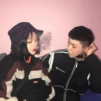 好看的qq头像情侣一对两张2019潮流时尚 一对两张情侣头像时尚