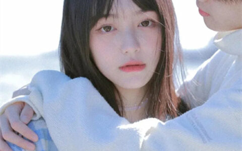 精致美好的浪漫海边情侣头像 超火的海边亲密情侣头像