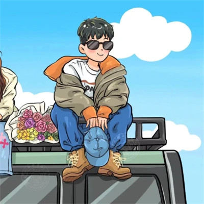 浪漫甜蜜的微信情头 2023火爆小清新卡通情侣头像图片