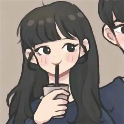 超萌唯美的情头图片大全2023 超可爱的卡通小人情侣头像图片