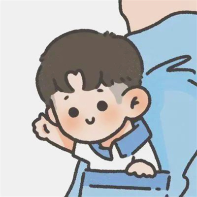 超萌唯美的情头图片大全2023 超可爱的卡通小人情侣头像图片