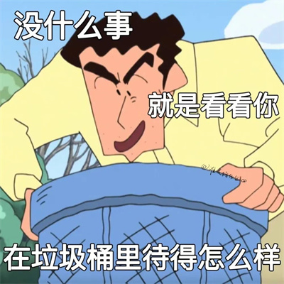 2023最新蜡笔小新创意表情包头像 蜡笔小新系列搞笑好玩头像图片