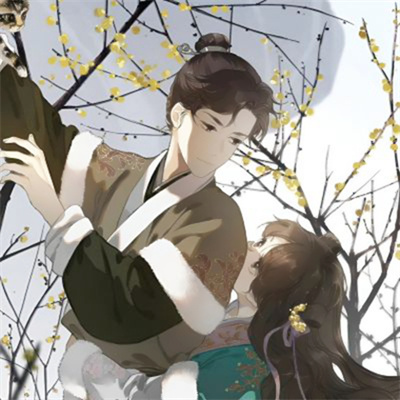 绝美好看的动漫古风情头集 仙气十足的古风情侣双人情侣头像图片