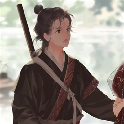 绝美好看的动漫古风情头集 仙气十足的古风情侣双人情侣头像图片