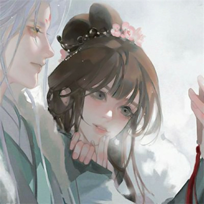 绝美好看的动漫古风情头集 仙气十足的古风情侣双人情侣头像图片