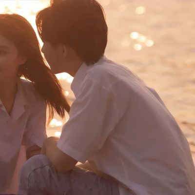 高级很有意境的海边情头图片大全 海边日落夕阳背影唯美情侣头像