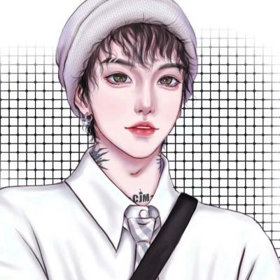 高质量简约的高清情侣头像图片 手绘不明显一男一女两张情头