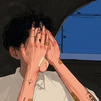 高质量简约的高清情侣头像图片 手绘不明显一男一女两张情头