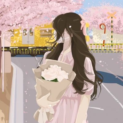 高质量简约的高清情侣头像图片 手绘不明显一男一女两张情头