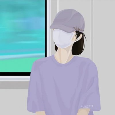 高质量简约的高清情侣头像图片 手绘不明显一男一女两张情头