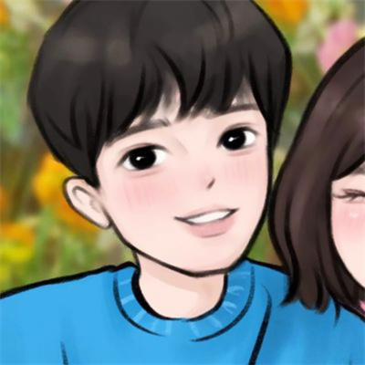 最新动漫卡通唯美甜蜜情头2022 不常见的小众手绘可爱情侣头像