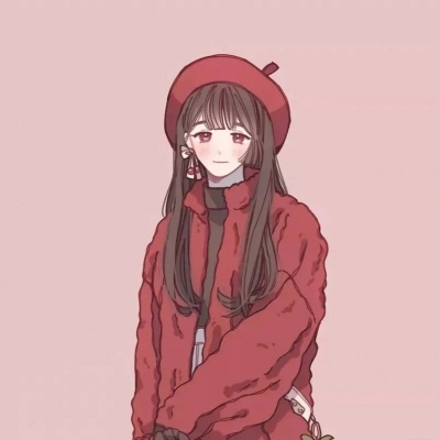 一男一女的幸福浪漫动漫情头 小清新好看的2022最新手绘情侣头像