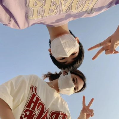 罕见好看的天空海边意境情侣头像 蓝色系唯美大海浪漫氛围情头