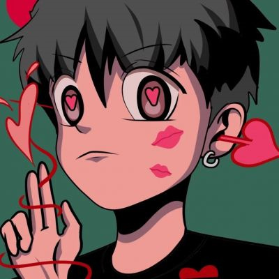 学生党不被发现的小众情头单人一张 超稀有的手绘高质感动漫情头