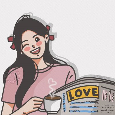 最好看的唯美情侣动漫头像不明显 手绘情侣头像一男一女一左一右