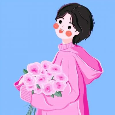 最好看的唯美情侣动漫头像不明显 手绘情侣头像一男一女一左一右