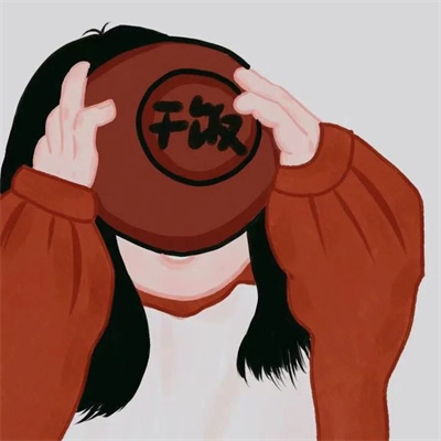 可爱萌娃Q版卡通人物拿盆干饭图 2022最火爆干饭人专属微信头像