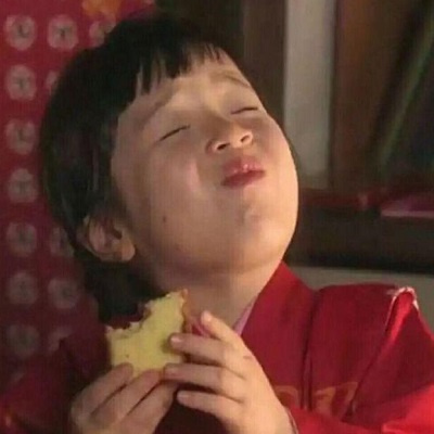 可爱萌娃Q版卡通人物拿盆干饭图 2022最火爆干饭人专属微信头像
