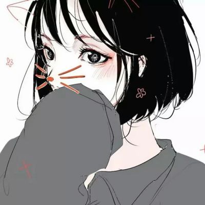 超级可爱萌系二次元动漫女生头 超级萌的卡通二次元动漫女生头像