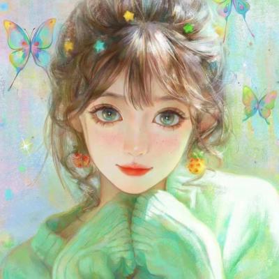 全新浪漫精致女生手绘头像 优质女生动漫手绘头像高清好看有个性