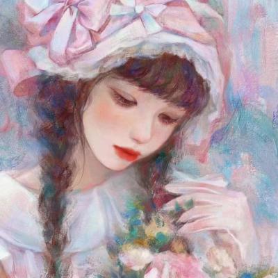 全新浪漫精致女生手绘头像 优质女生动漫手绘头像高清好看有个性