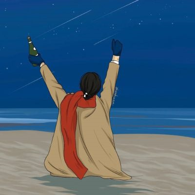 手绘男女情侣头像简单可爱 超甜超宠溺的动漫情头一男一女