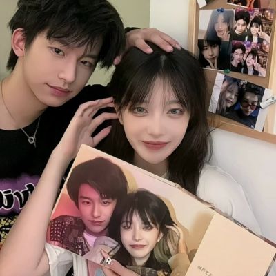 有气质的优雅情侣高清微信头 时尚新潮韩版情侣头像一对两张图片