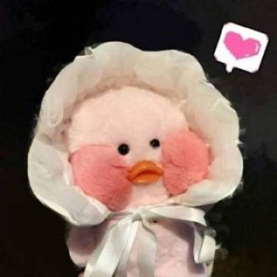非常可爱的小黄鸭情头唯美图片 小黄鸭情侣头像一对两张