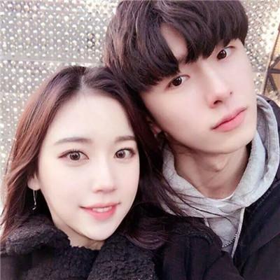 情侣头像情侣专属真人图片大全 最甜的情侣头像高清图片